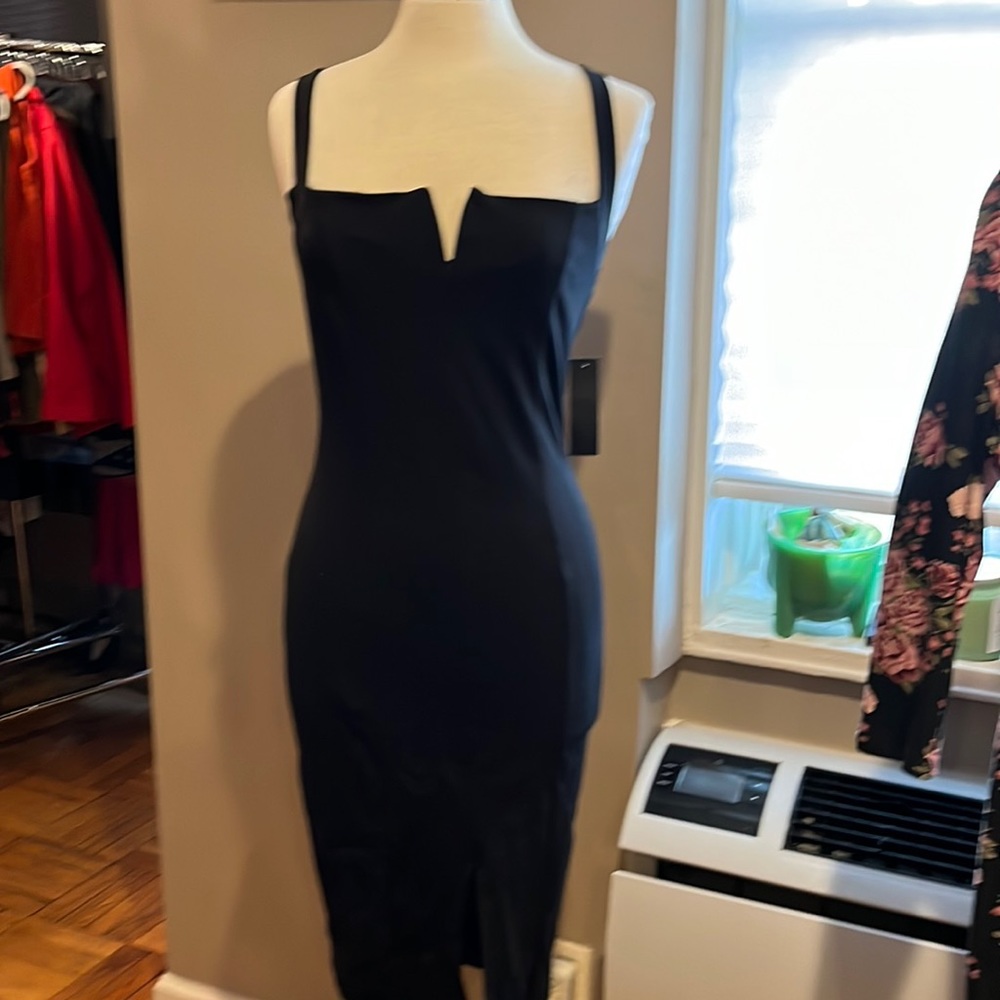 Black bodycon Dress. ShineStar NWT Size Med.